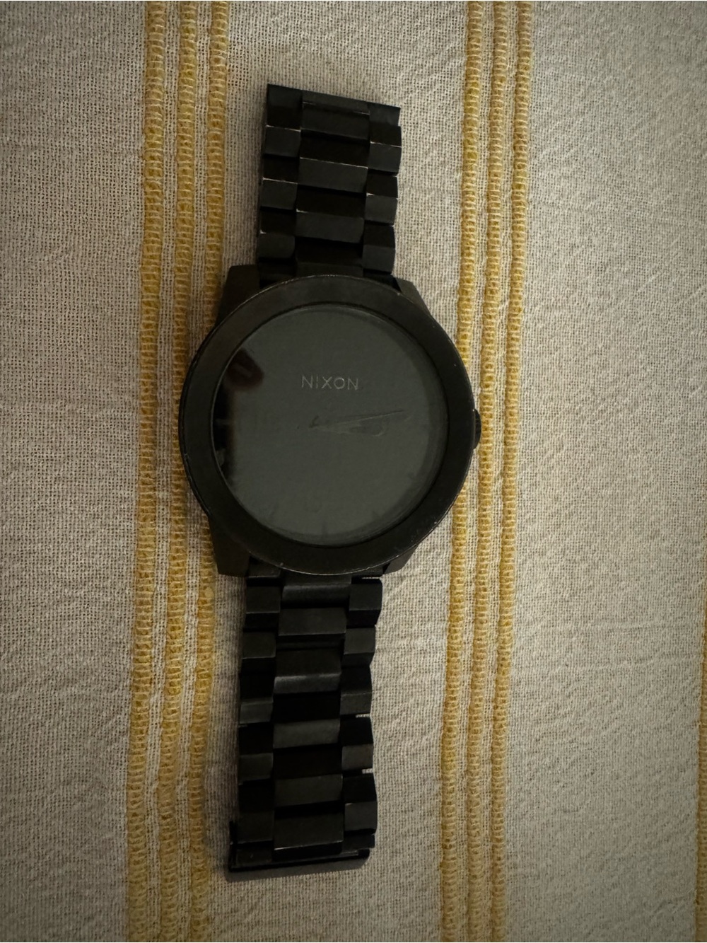 Nixon (Corporal) Men’s Black Stainless Steel Bracelet Watch